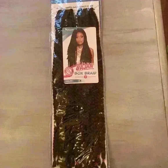 Urban Beauty Synthetic Bajan Braids 20 inches Color 4 Crochet Pre Made Loop with - Picture 2 of 11